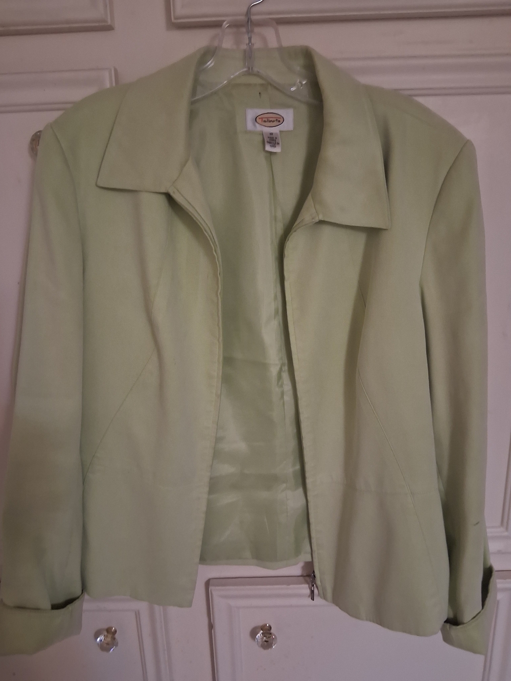 Talbots Pale Green Women's Blazer Jacket